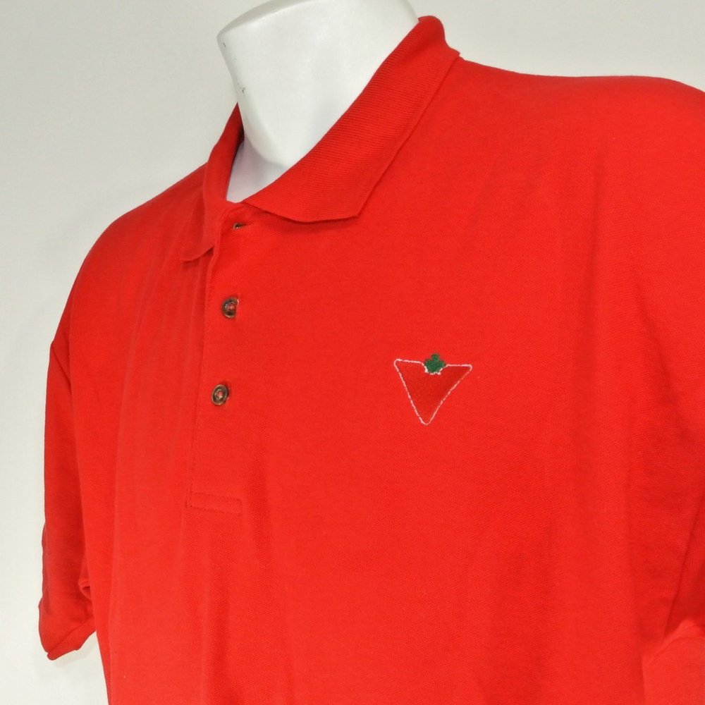 CANADIAN TIRE Red Polo Shirt Employee Uniform NEW Size L Large